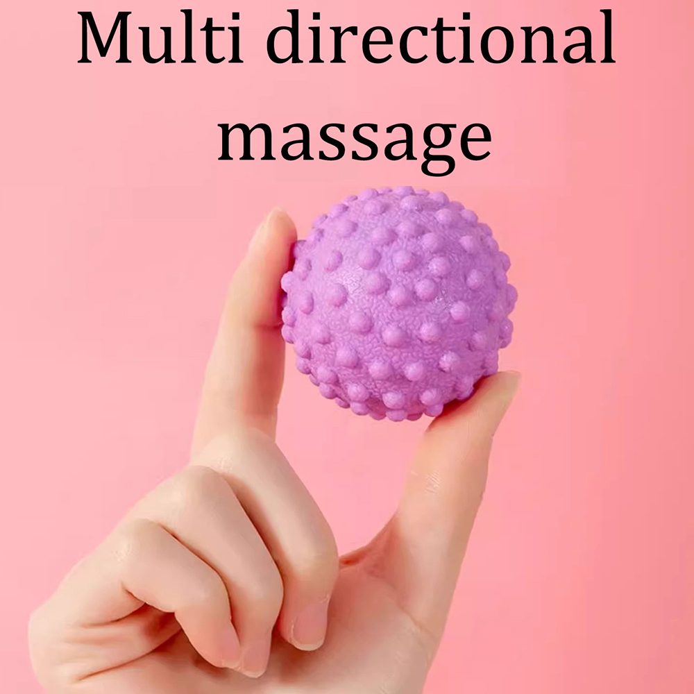 Pilates Yoga Ball - Bola Pijat Fascia TPR Portabel, Bola