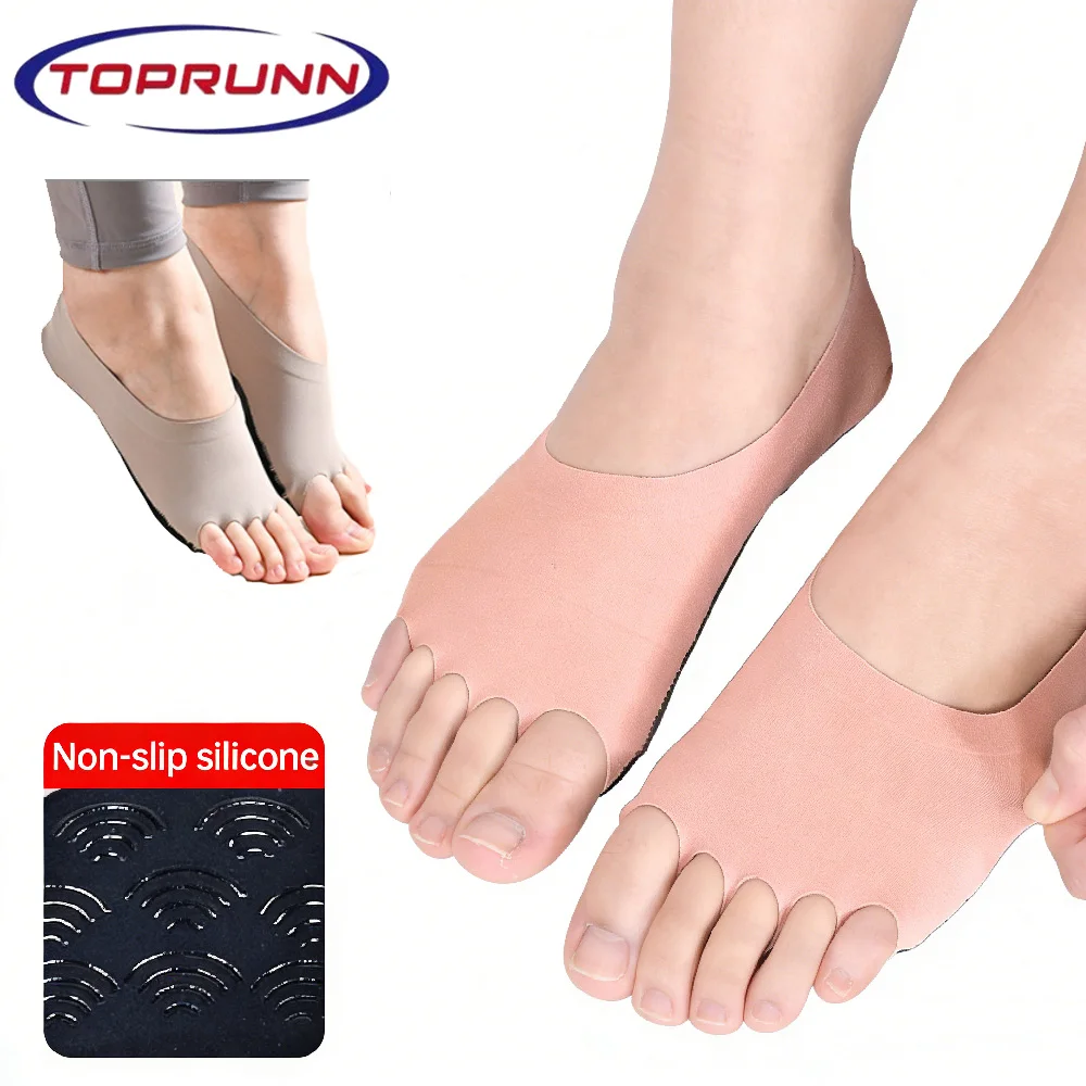Pilates Yoga Training - 1 Pasang Kaus Kaki Yoga Tanpa
