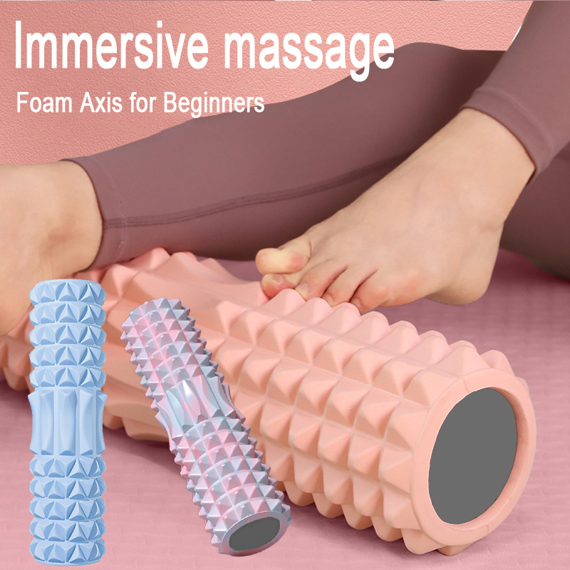 Pilates Yoga Ball - Roller EVA Busa Padat untuk Pijat