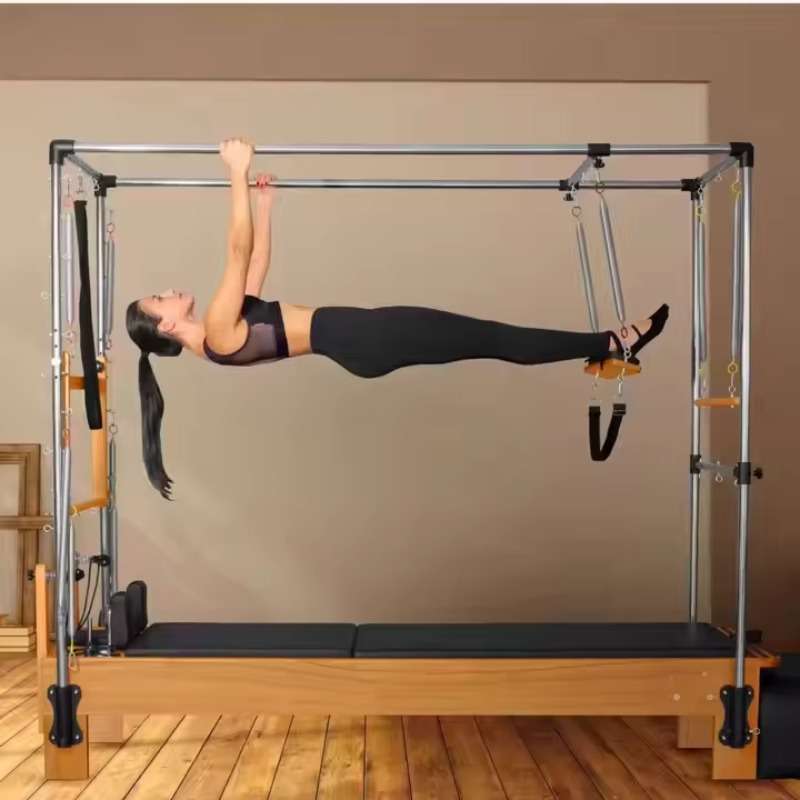 Pilates Yoga Training - YTYIN Reformer Pilates Kayu Maple Putih