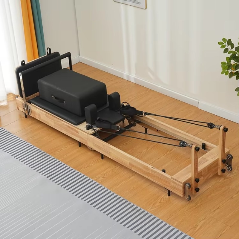 Pilates Yoga Room - Set Reformer Pilates Lipat Kayu untuk