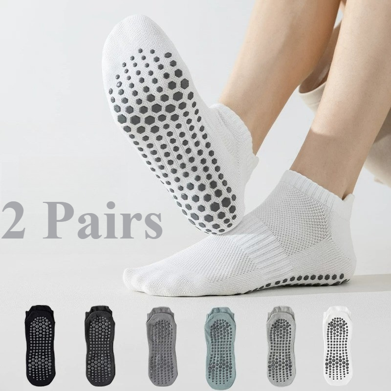 Pilates Yoga Training - 2/1 Pasang Kaus Kaki Yoga Anti