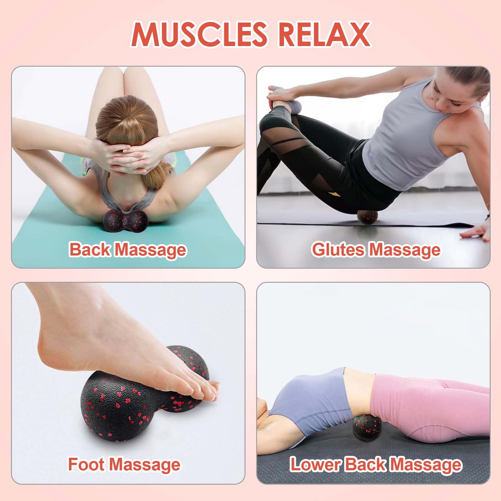Set rol Yoga berongga pijat bo - Pilates Yoga Ball ulasan dan harga