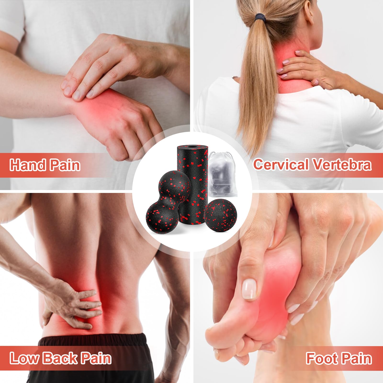 Set rol Yoga berongga pijat bo - Pilates Yoga Ball ulasan dan harga