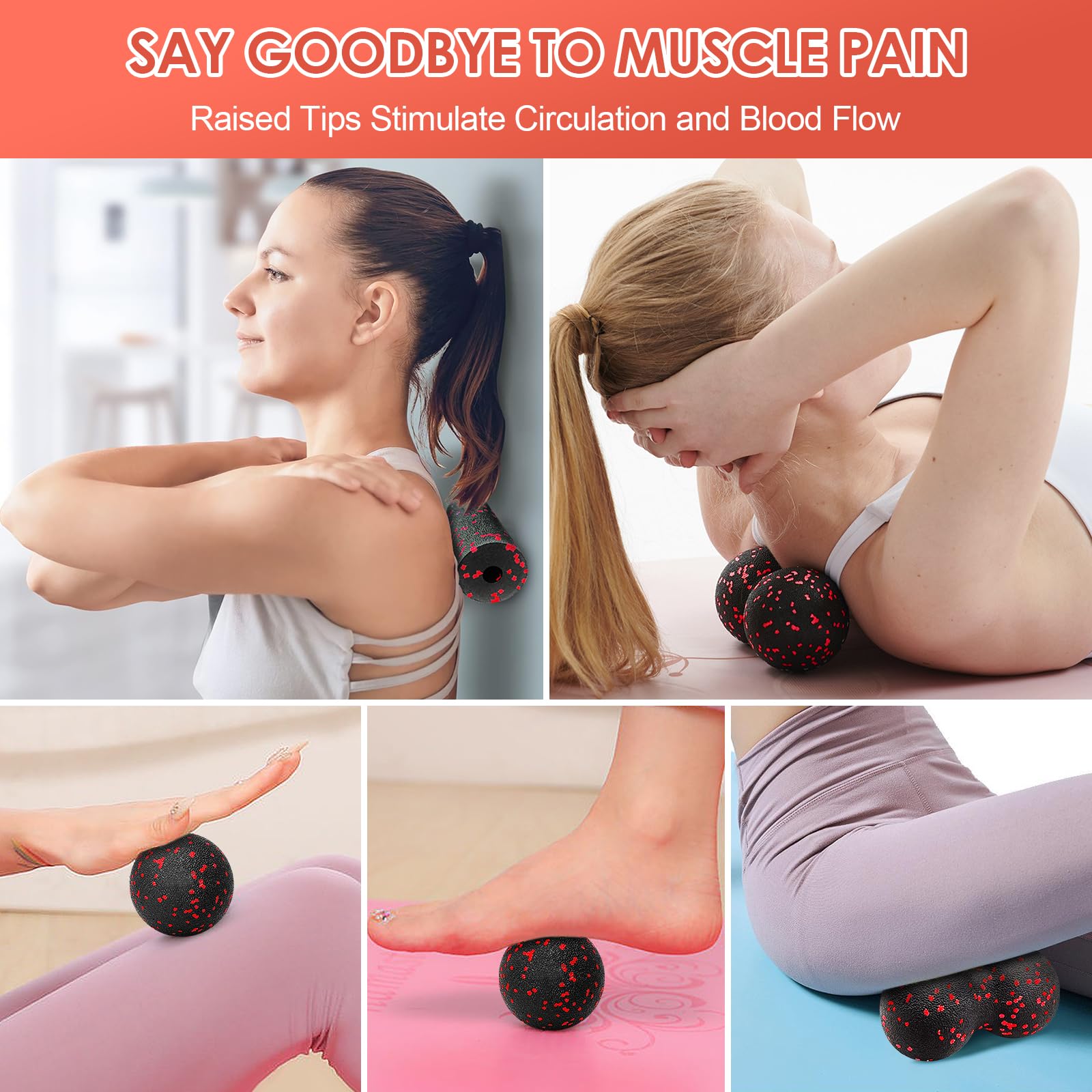 Set rol Yoga berongga pijat bo - Pilates Yoga Ball ulasan dan harga