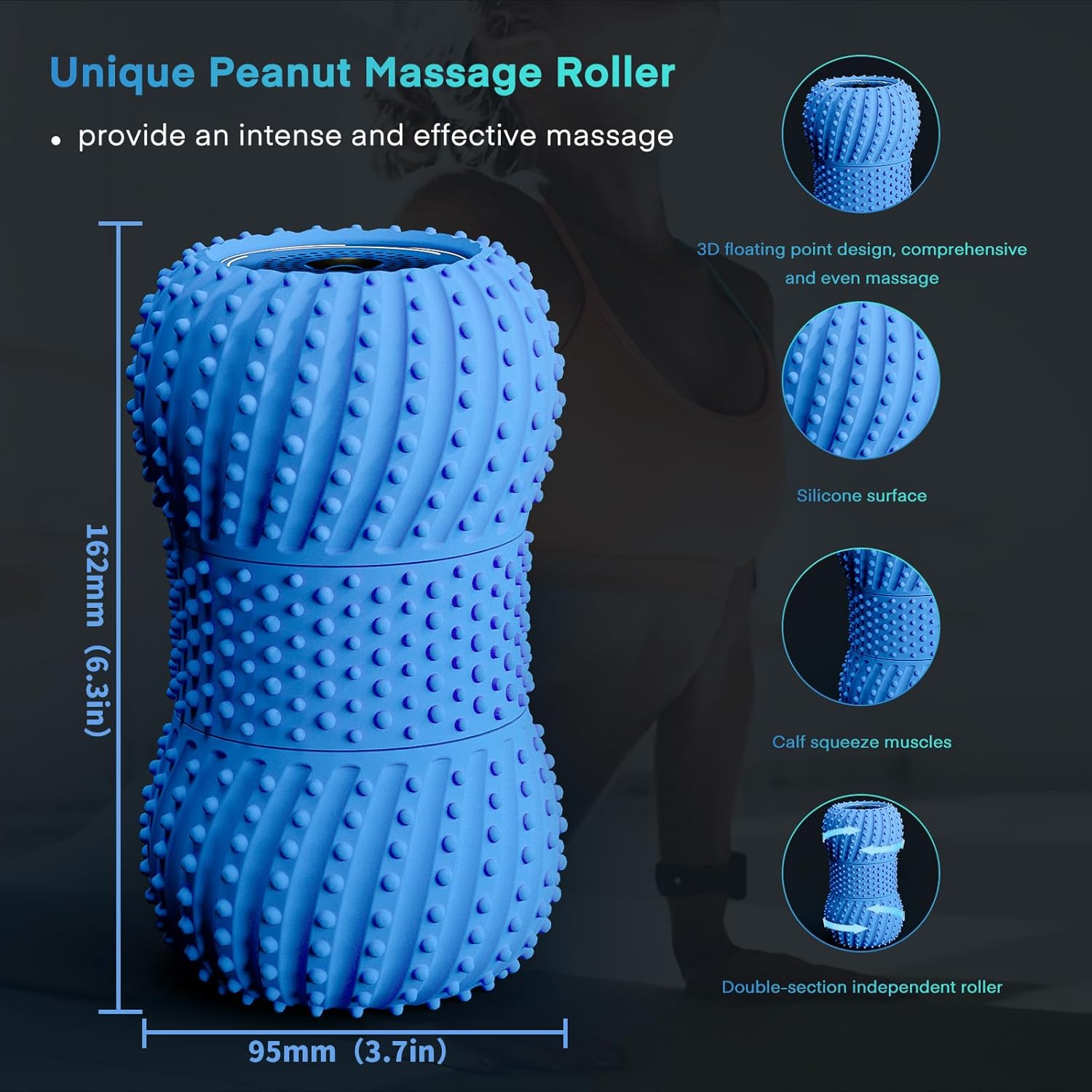Bola Pijat Getar 2 in 1 dengan - Pilates Yoga Ball ulasan dan harga