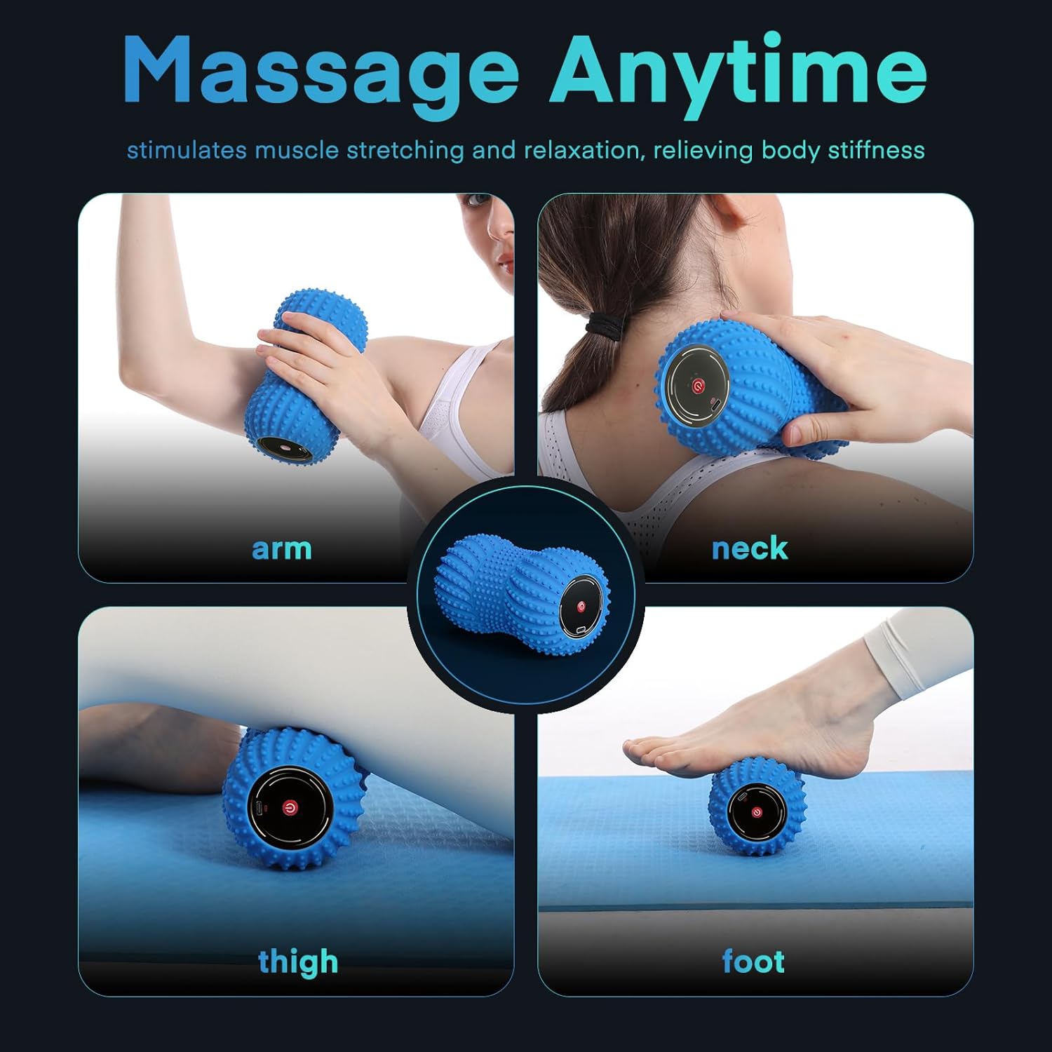Bola Pijat Getar 2 in 1 dengan - Pilates Yoga Ball ulasan dan harga