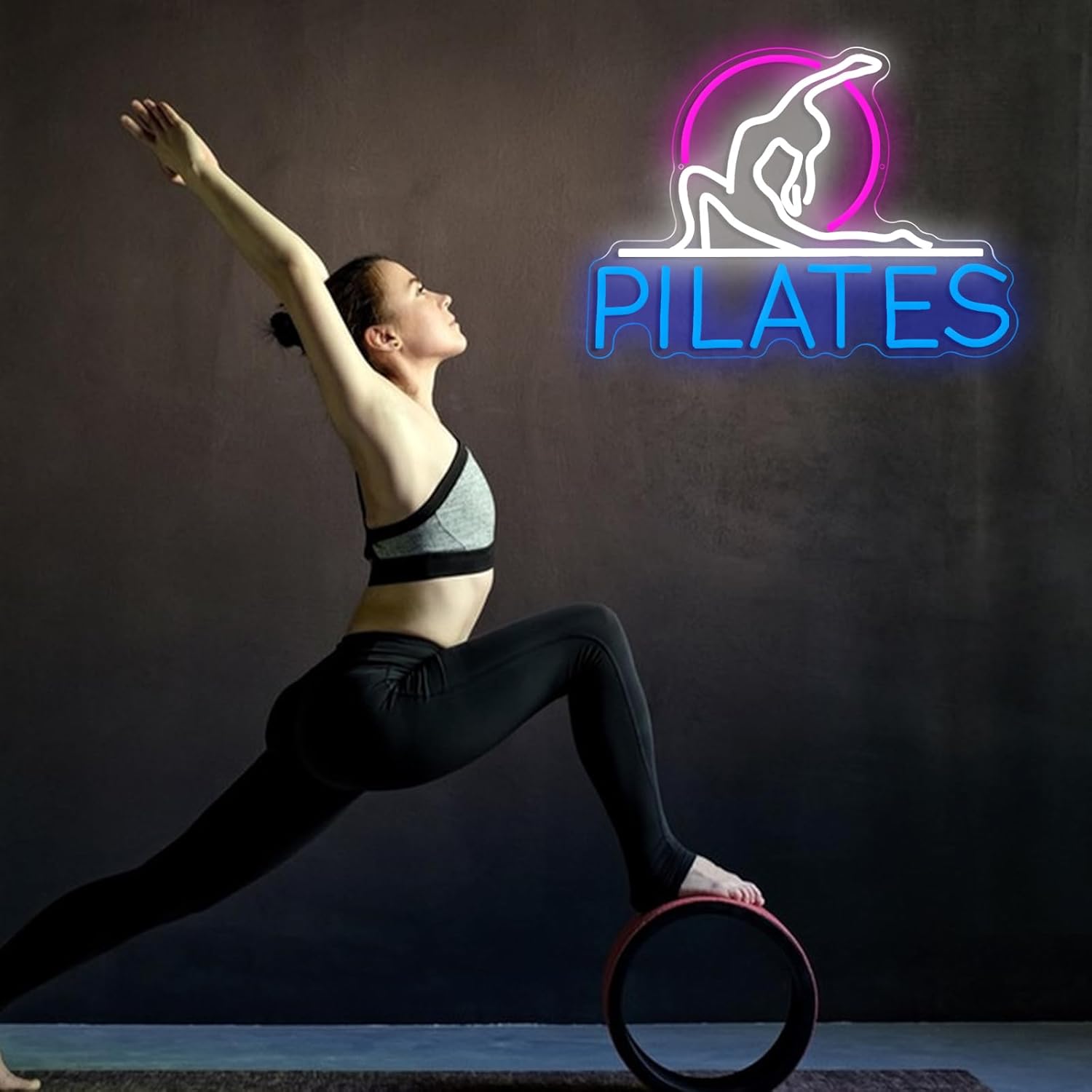 Lampu Neon Pilates Studio Yoga - Pilates Yoga Room ulasan dan harga