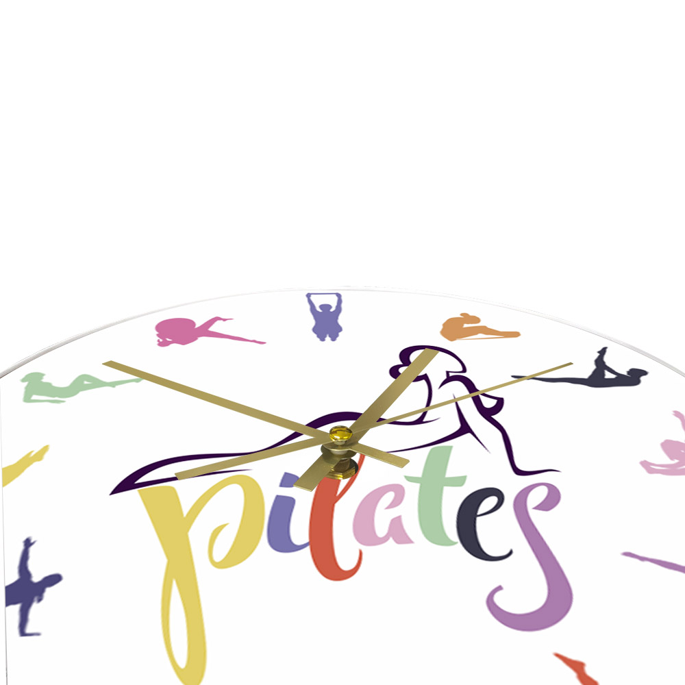 Jam Dinding Cetak Warna-warni  - Pilates Yoga Room ulasan dan harga