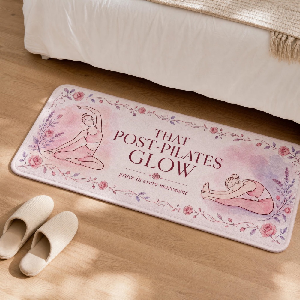 Karpet Lari Motif Bunga Yoga B - Pilates Yoga Room ulasan dan harga